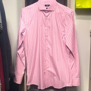 Boss Black label Pink Slim Fit Dress Shirt NWOT